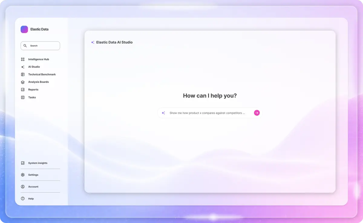 Elastic Data AI Studio